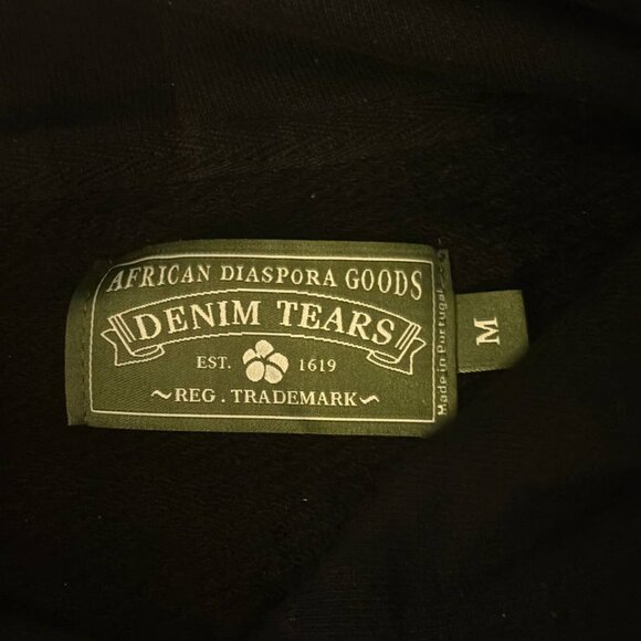 Denim Tears Hoodie Black - Picture 2 of 4